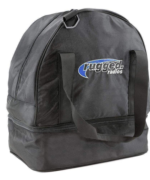 HELMET BAG WITH BOTTOM STORAGE COMPARTMENT