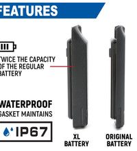 HIGH CAPACITY BATTERY FOR RDH-X/ABH7 HANDHELD RADIO 3600MAH