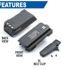 HIGH CAPACITY BATTERY FOR RDH-X/ABH7 HANDHELD RADIO 3600MAH
