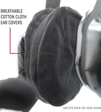 H42 STX STEREO BEHIND THE HEAD (BTH) HEADSET FOR STEREO INTERCOMS - CARBON FIBER