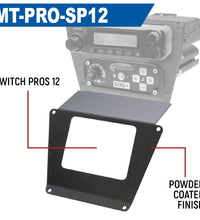 LOWER ACCESSORY PANEL FOR POLARIS RZR PRO XP, RZR TURBO R, AND RZR PRO R DASH MOUNT RADIO AND INTERCOM - SPOD TOUCH