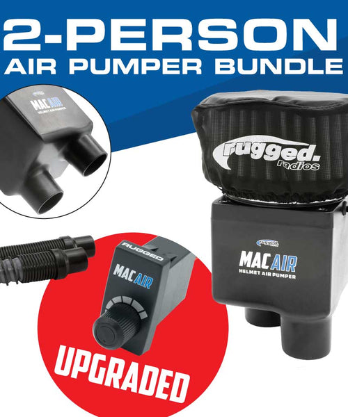 MAC AIR BUNDLE - 2 PERSON HELMET AIR PUMPER SYSTEM