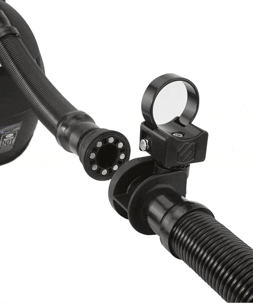 MAC-XC MAGNETIC QUICK-RELEASE FOR HELMET AIR PUMPER WITH SCOSCHE MOUNT AND 1.75" TUBE CLAMP