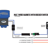 MAC3.2 PUMPER INSTALL HARNESS WITH ROCKER SWITCH