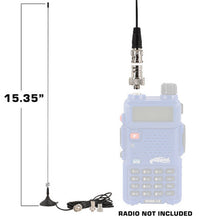 MAGNETIC MOUNT DUAL BAND ANTENNA FOR RUGGED HANDHELD RADIOS - R1, RDH-X, V3, AND RDH16