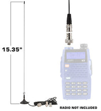 MAGNETIC MOUNT DUAL BAND ANTENNA FOR RUGGED HANDHELD RADIOS - R1, RDH-X, V3, AND RDH16