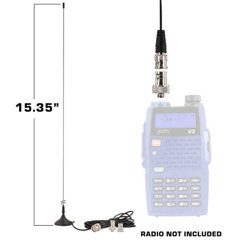 DUAL BAND MAGNETIC MOUNT ANTENNA FOR RH5R HANDHELD RADIOS