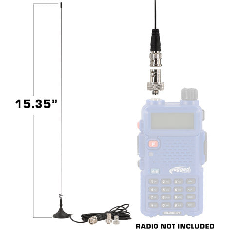 DUAL BAND MAGNETIC MOUNT ANTENNA FOR RH5R HANDHELD RADIOS