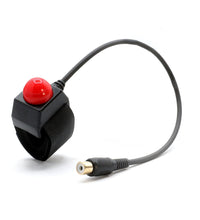 MOTORCYCLE PUSH TO TALK (PTT) VELCRO MOUNT WITH RCA CONNECTOR