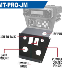 LOWER ACCESSORY PANEL FOR POLARIS RZR PRO XP, RZR TURBO R, AND RZR PRO R DASH MOUNT RADIO AND INTERCOM - SPOD TOUCH