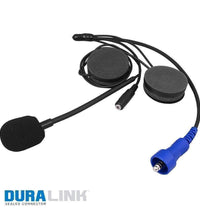 ALPHA AUDIO OFF ROAD HELMET KIT WITH SPEAKERS, MIC & 3.5MM EARBUD JACK