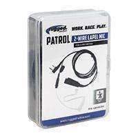 PATROL 2-WIRE LAPEL MIC WITH ACOUSTIC EAR TUBE FOR RUGGED RH5R