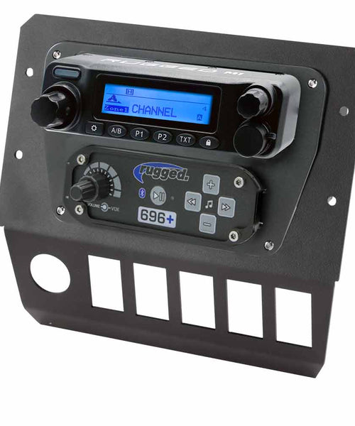 POLARIS GENERAL - DASH MOUNT - STX INTERCOM - G1 GMRS MOBILE RADIO AND BEHIND THE HEAD HEADSETS