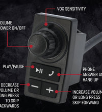 XP POLARIS - DASH MOUNT ROCKER SWITCH INTERCOM - G1 GMRS MOBILE RADIO AND ALPHA BASS BEHIND THE HEAD HEADSETS