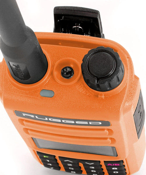 RUGGED GMR2 GMRS/FRS HANDHELD RADIO - SAFETY ORANGE