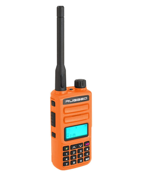 RUGGED GMR2 GMRS/FRS HANDHELD RADIO - SAFETY ORANGE