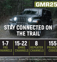 GMR 25 WATT WATERPROOF MOBILE RADIO KIT - LITE