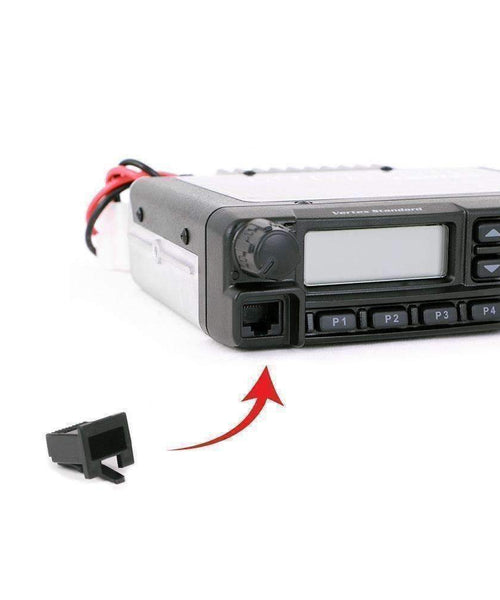 RJ-45 DUST CAP FOR MOBILE RADIO HAND MIC PORTS