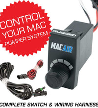 ROCKER SWITCH VARIABLE SPEED CONTROLLER (VSC) FOR MAC HELMET AIR PUMPER - COMPLETE SWITCH & WIRING HARNESS