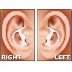 RUBBER EAR MOLD BUDS FOR ACOUSTIC TUBES (RIGHT SIDE)