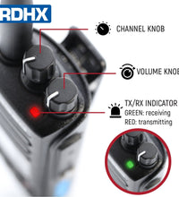 WATERPROOF ANALOG/DIGITAL - UHF & VHF HANDHELD RADIO - [HIGH VISABILITY]