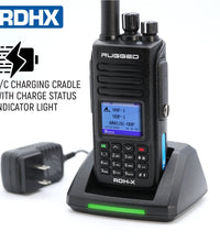 WATERPROOF ANALOG/DIGITAL - UHF & VHF HANDHELD RADIO - [HIGH VISABILITY]