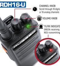 UHF ANALOG & DIGITAL 5-WATT HANDHELD RADIO 32 CHANNELS (16 ANALOG & 16 DIGITAL)