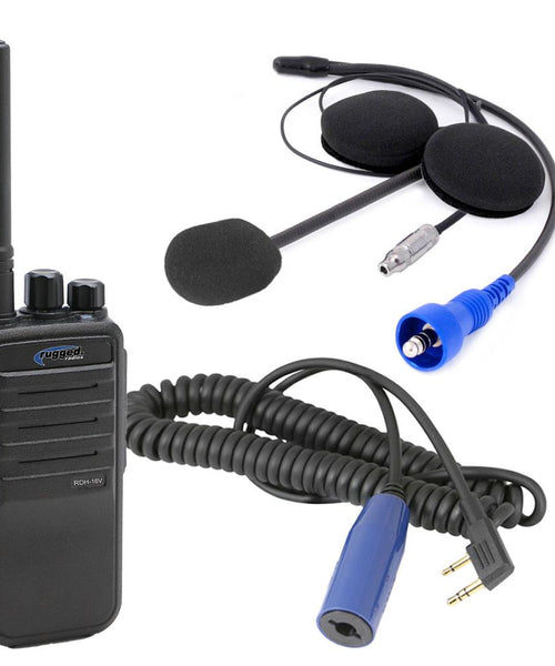 SINGLE SEAT KIT WITH DIGITAL RADIO AND HELMET KIT (UHF)