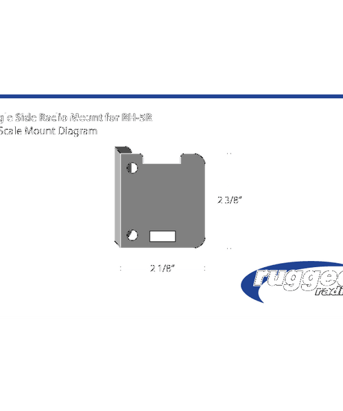 SINGLE SIDE HANDHELD RADIO MOUNT FOR RH5R