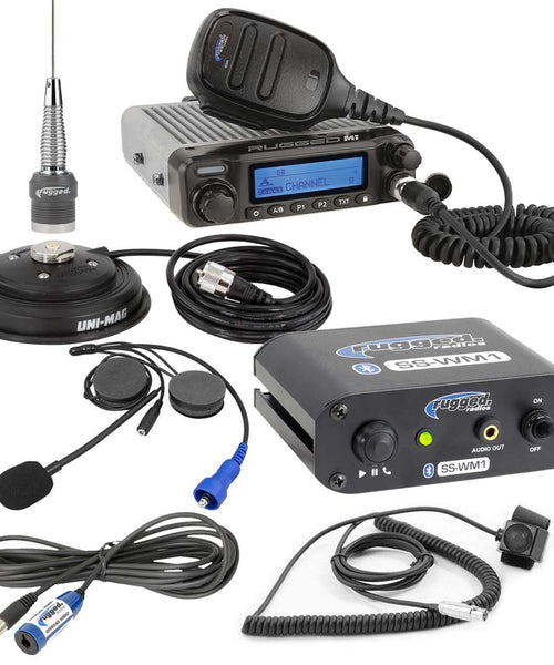 SS-WM1 SINGLE SEAT KIT WITH DIGITAL RADIO AND BEHIND THE HEAD HEADSET [BTU]