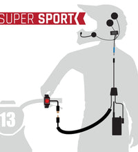 SUPER SPORT MOTO KIT WITH V3 (ANALOG) HANDHELD RADIO - INCLUDES RADIO, HELMET KIT, HARNESS, AND PUSH-TO-TALK