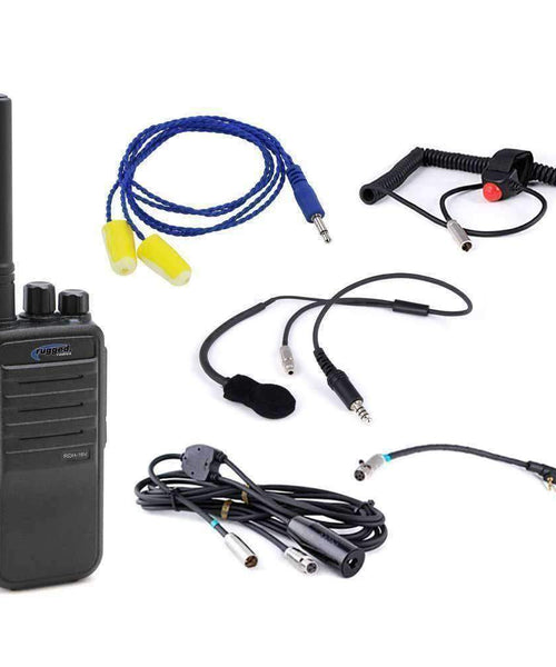 IMSA RACING SINGLE SEAT KIT WITH UHF RDH DIGITAL HANDHELD RADIO