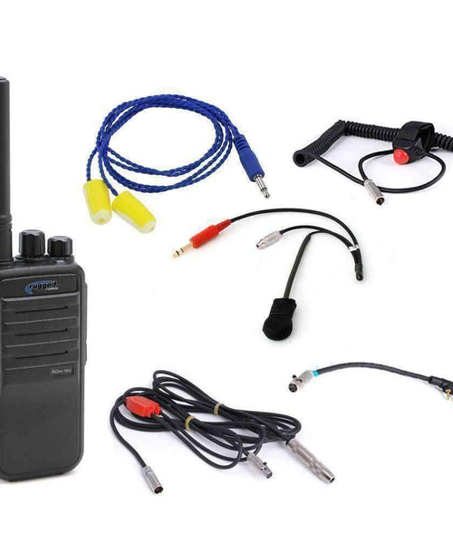 NASCAR RACING SINGLE SEAT KIT WITH RDH DIGITAL HANDHELD RADIO (UHF)