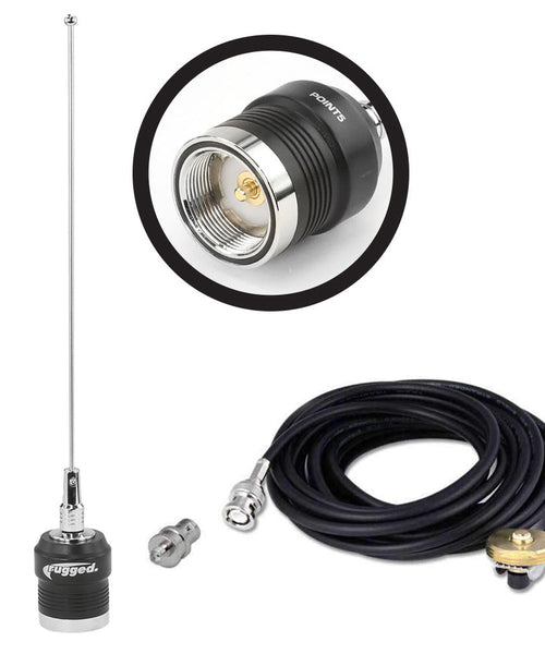 UHF EXTERNAL ANTENNA KIT FOR MOTOROLA HANDHELD RADIOS (UHF 450 - 470 MHZ)