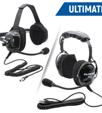 H42 STX STEREO BEHIND THE HEAD (BTH) HEADSET FOR STEREO INTERCOMS - CARBON FIBER