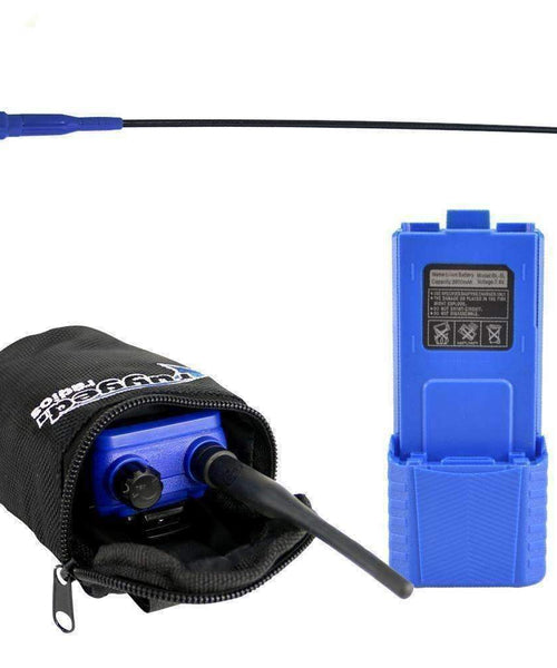 V3 / RH5R LONG RANGE UPGRADE KIT - XL BATTERY, GO FURTHER ANTENNA, AND RADIO BAG