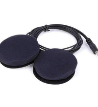 MONO VELCRO MOUNT HELMET SPEAKERS WITH 3.5MM PLUG