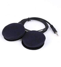 STEREO VELCRO MOUNT HELMET SPEAKERS WITH 3.5MM PLUG