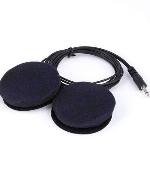 STEREO VELCRO MOUNT HELMET SPEAKERS WITH 3.5MM PLUG