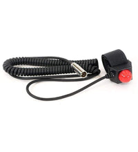 VELCRO MOUNT STEERING WHEEL PUSH TO TALK (PTT) WITH COIL CORD  FOR CAR HARNESSES