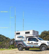 7' 4" VHF FIBERGLASS ANTENNA (PRIMARILY A BASECAMP ANTENNA)