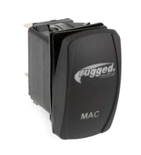 WATERPROOF ROCKER SWITCH WITH RUGGED RADIOS LOGO & MAC LABEL