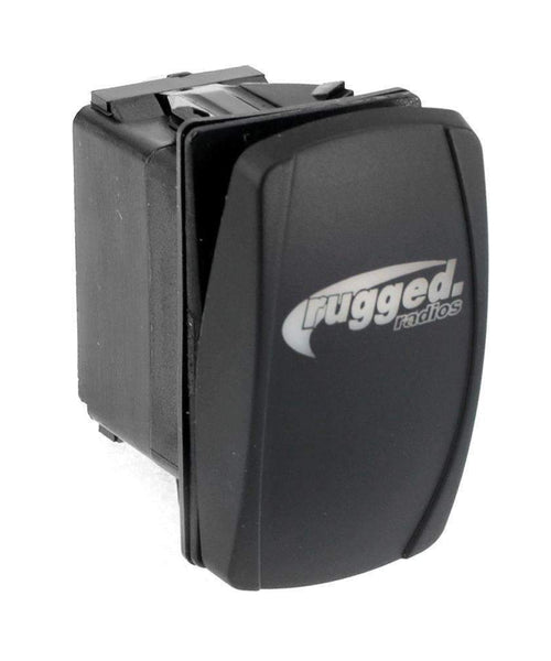 WATERPROOF ROCKER SWITCH WITH RUGGED RADIOS LOGO